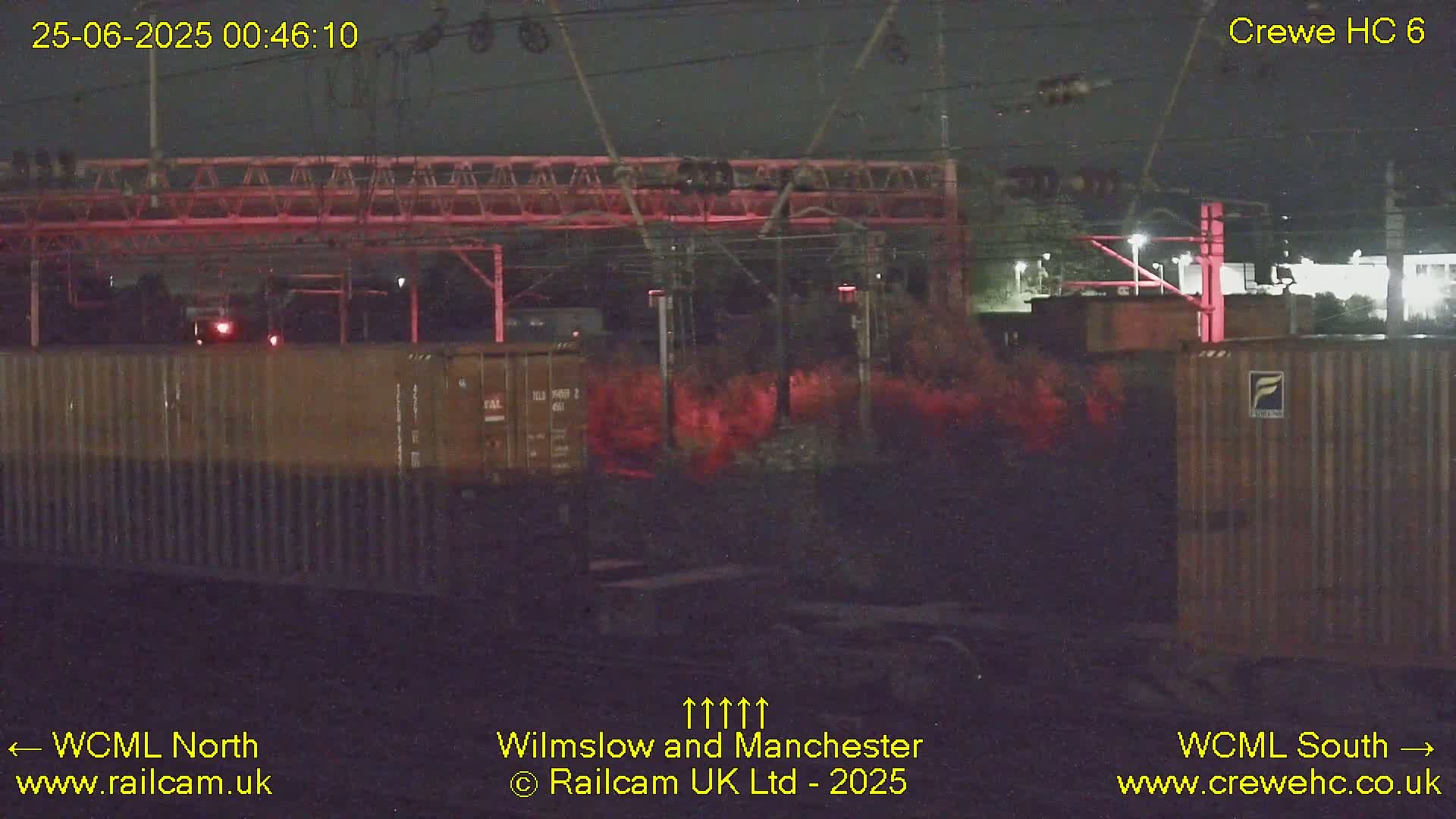 Crewe Rail Crossing Junction from Heritage Centre Live Cam - Crewe, Cheshire East, North West, England, United Kingdom