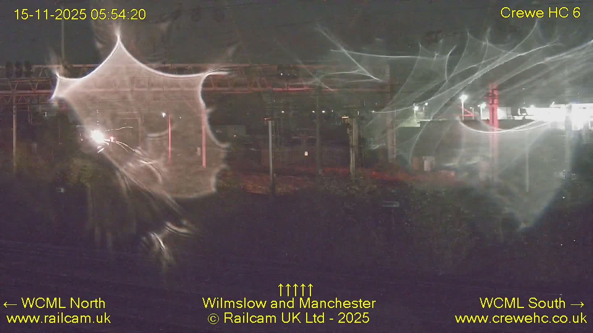 Crewe Rail Crossing Junction from Heritage Centre Live Cam - Crewe, Cheshire East, North West, England, United Kingdom