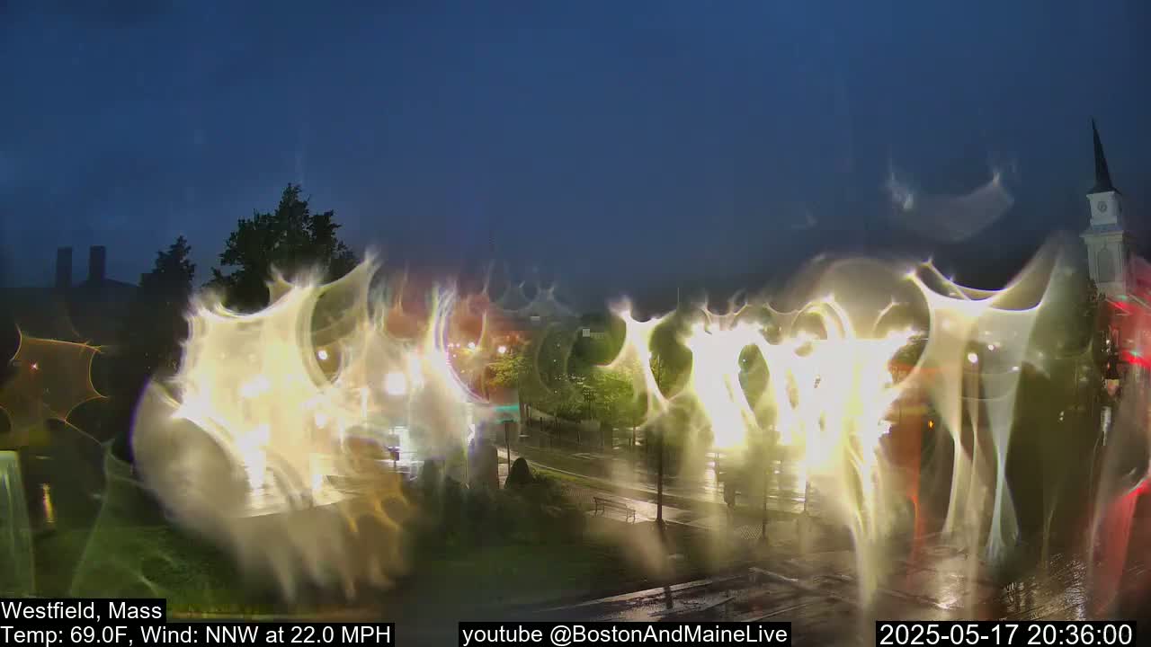 Park Square Live  Cam - Westfield, Massachusetts USA