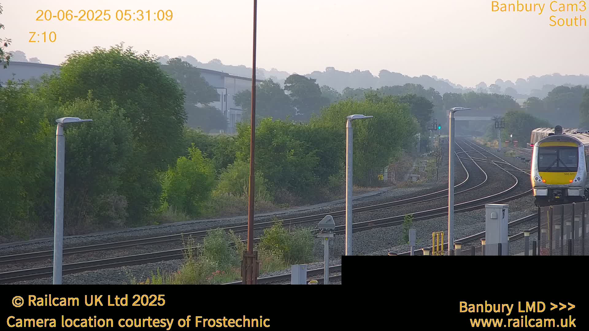 Banbury Train Station Live Cams- Banbury, Cherwell, Oxfordshire, South East, England, United Kingdom