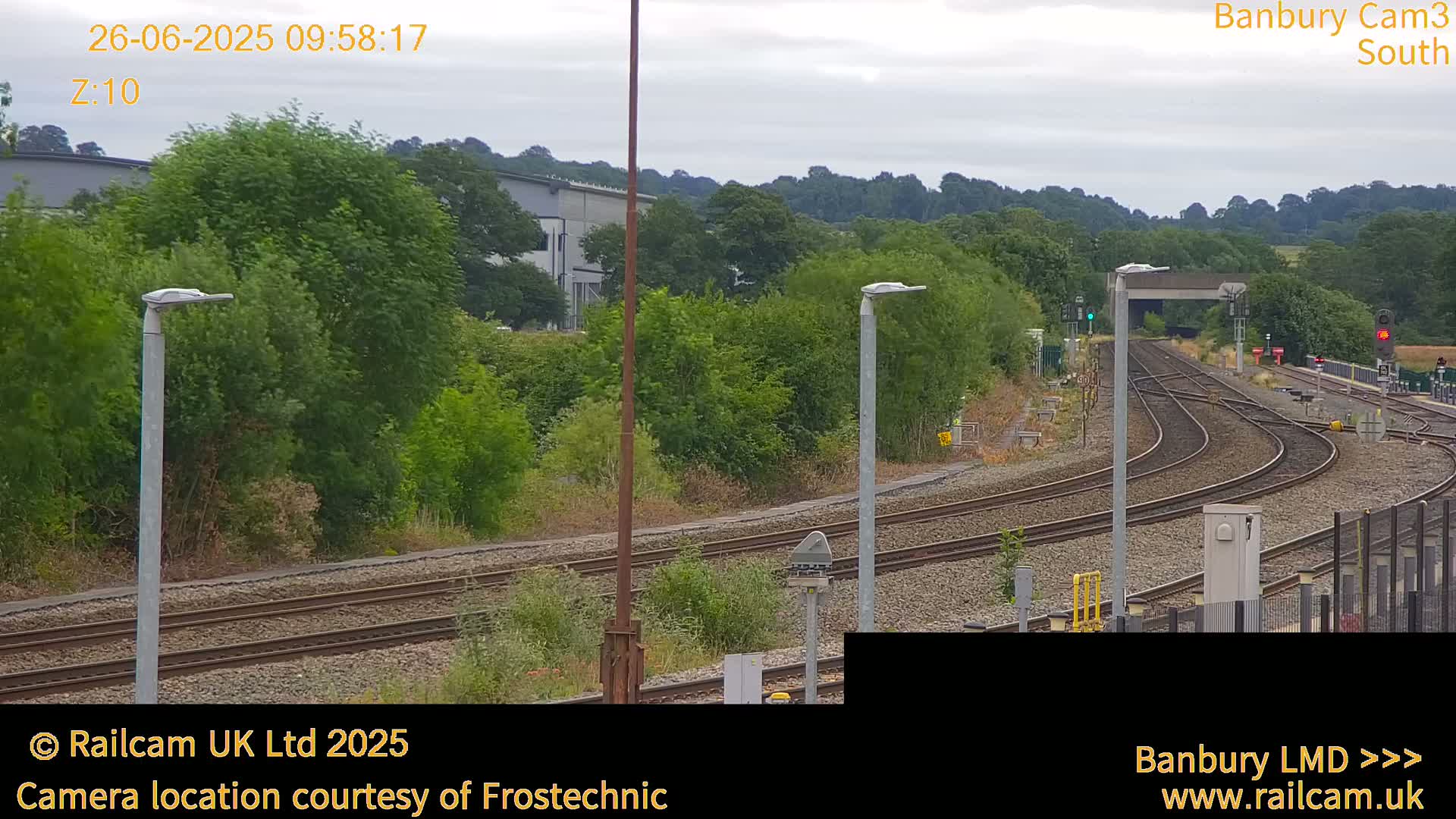 Banbury Train Station Live Cams- Banbury, Cherwell, Oxfordshire, South East, England, United Kingdom