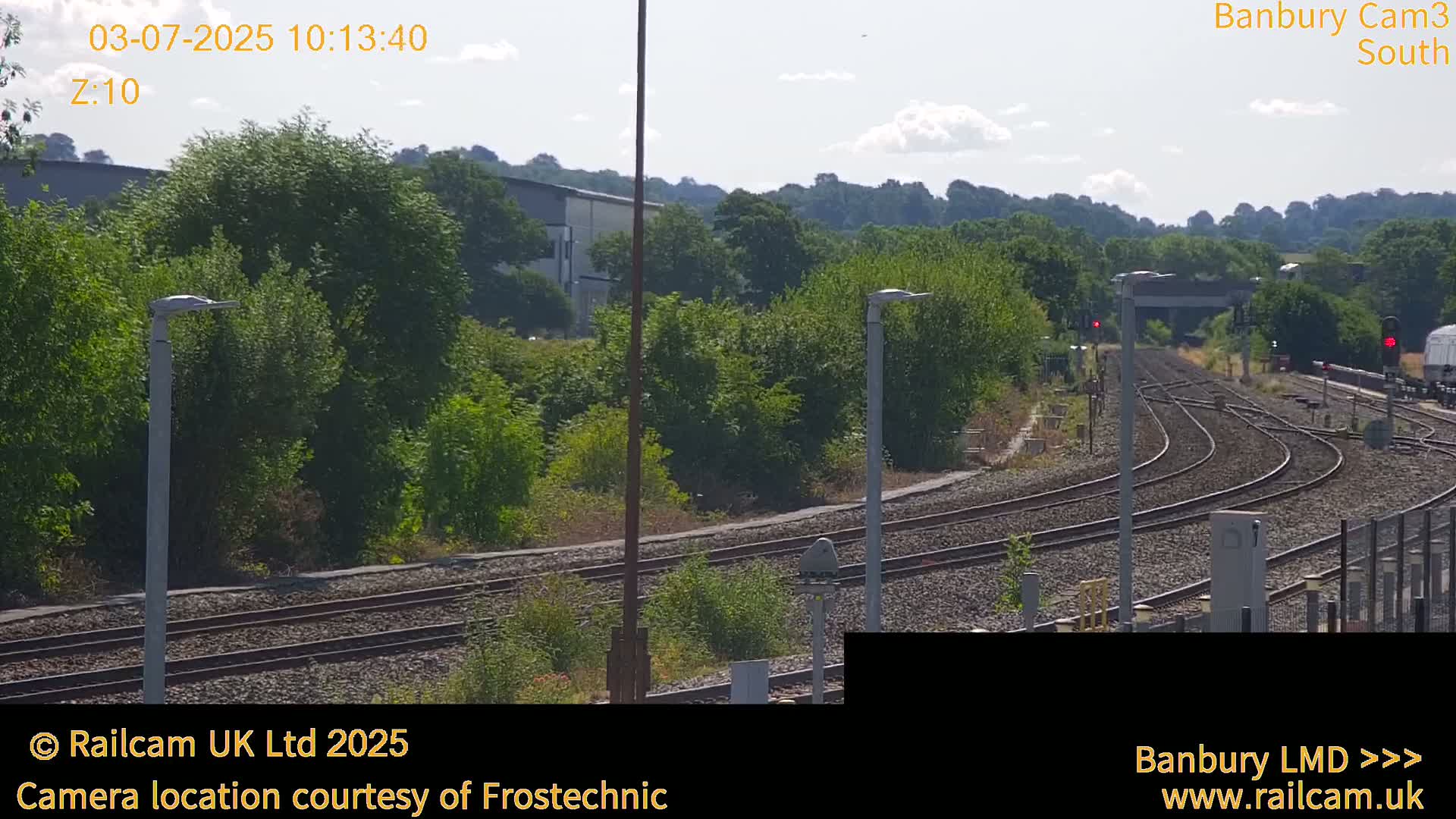 Banbury Train Station Live Cams- Banbury, Cherwell, Oxfordshire, South East, England, United Kingdom