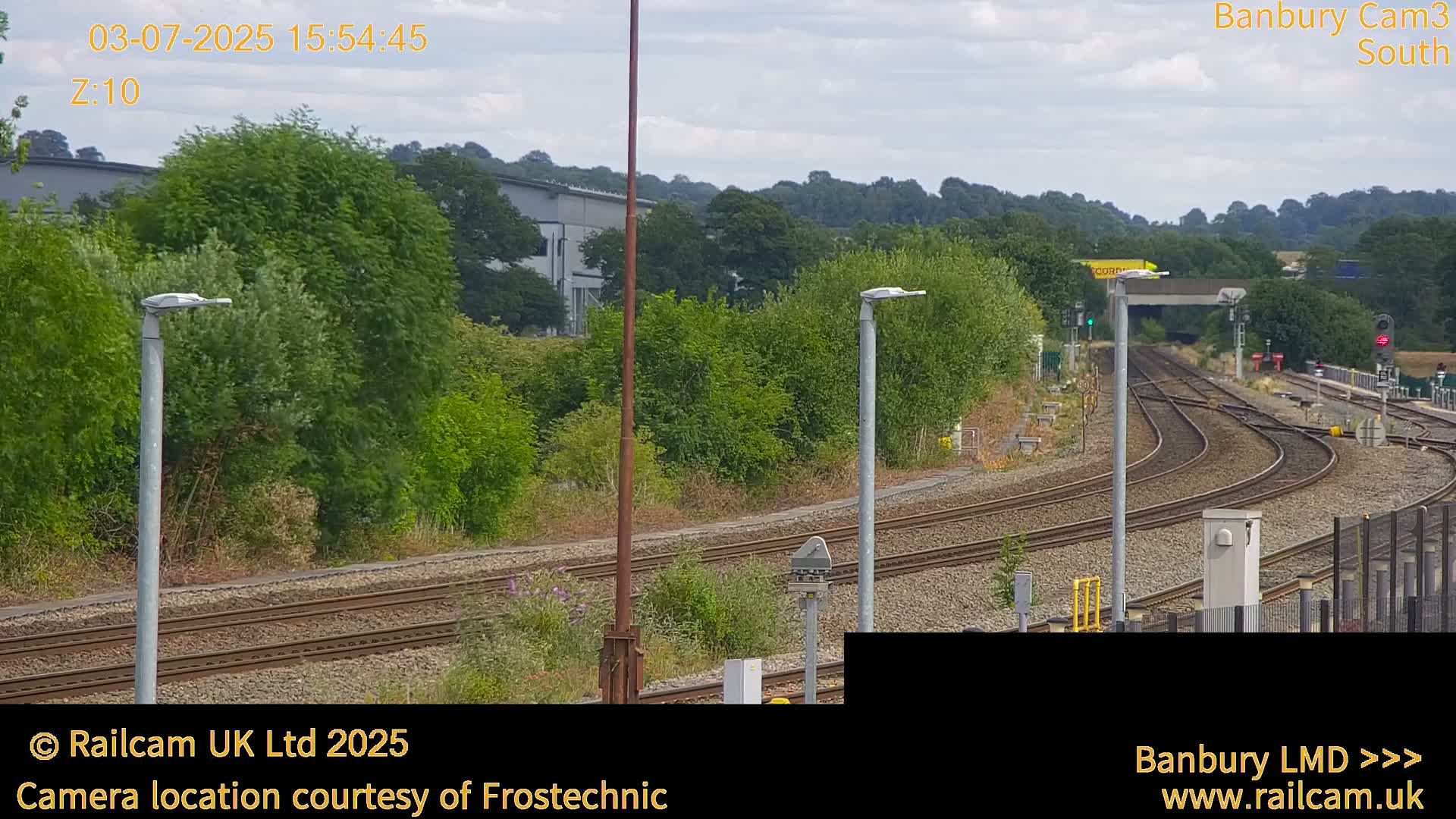 Banbury Train Station Live Cams- Banbury, Cherwell, Oxfordshire, South East, England, United Kingdom