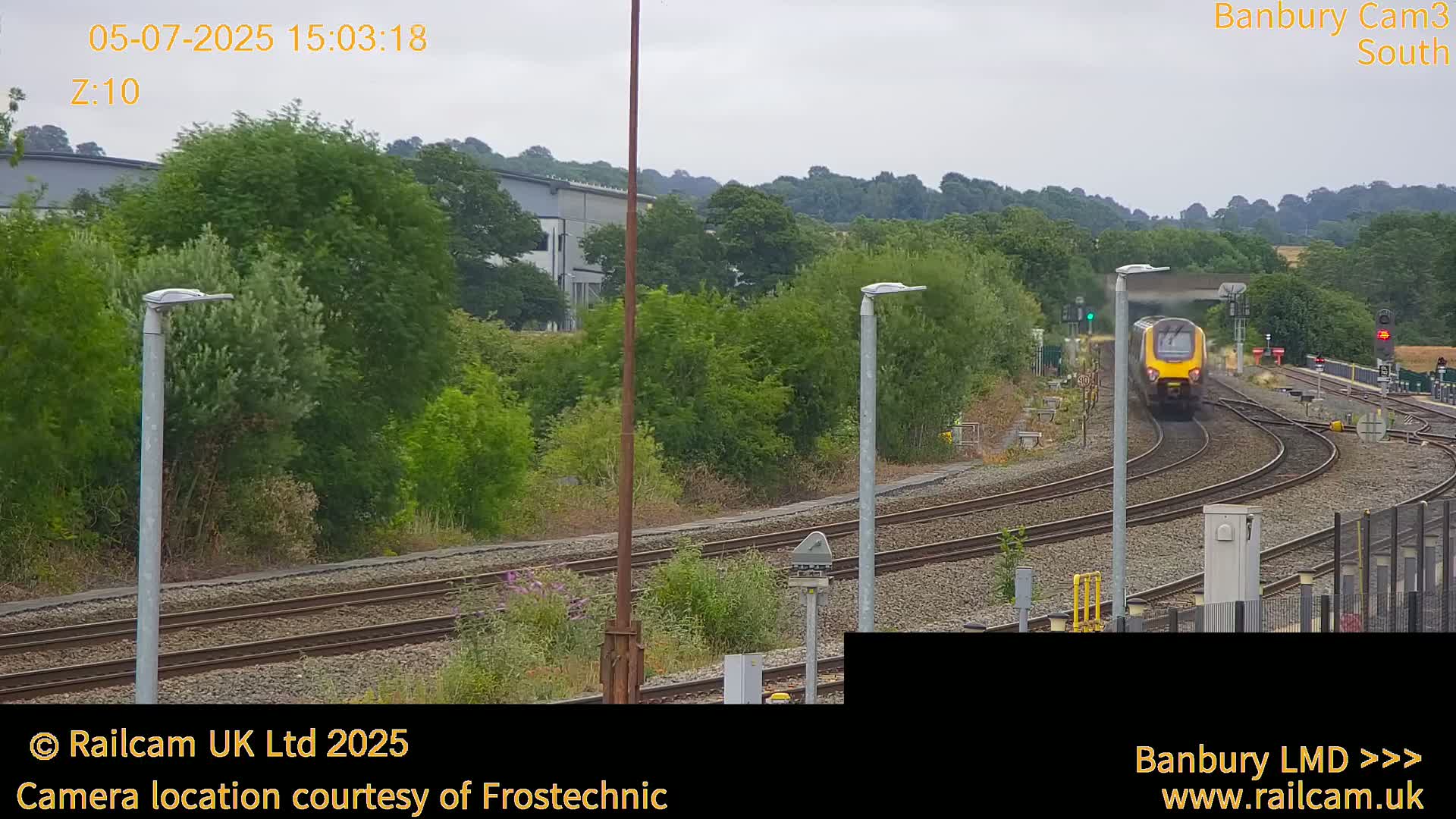 Banbury Train Station Live Cams- Banbury, Cherwell, Oxfordshire, South East, England, United Kingdom