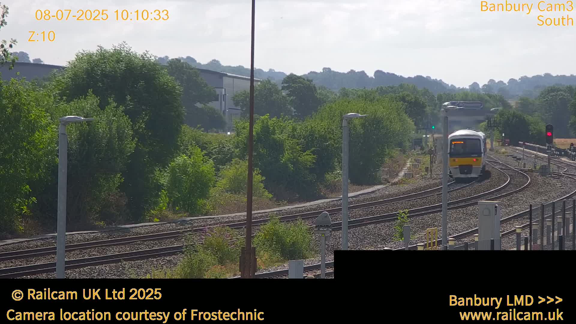 Banbury Train Station Live Cams- Banbury, Cherwell, Oxfordshire, South East, England, United Kingdom