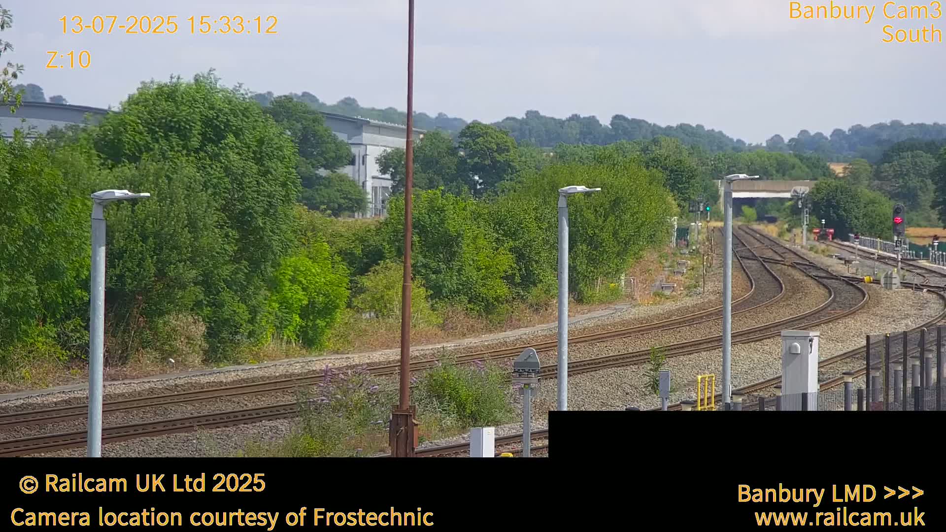 Banbury Train Station Live Cams- Banbury, Cherwell, Oxfordshire, South East, England, United Kingdom