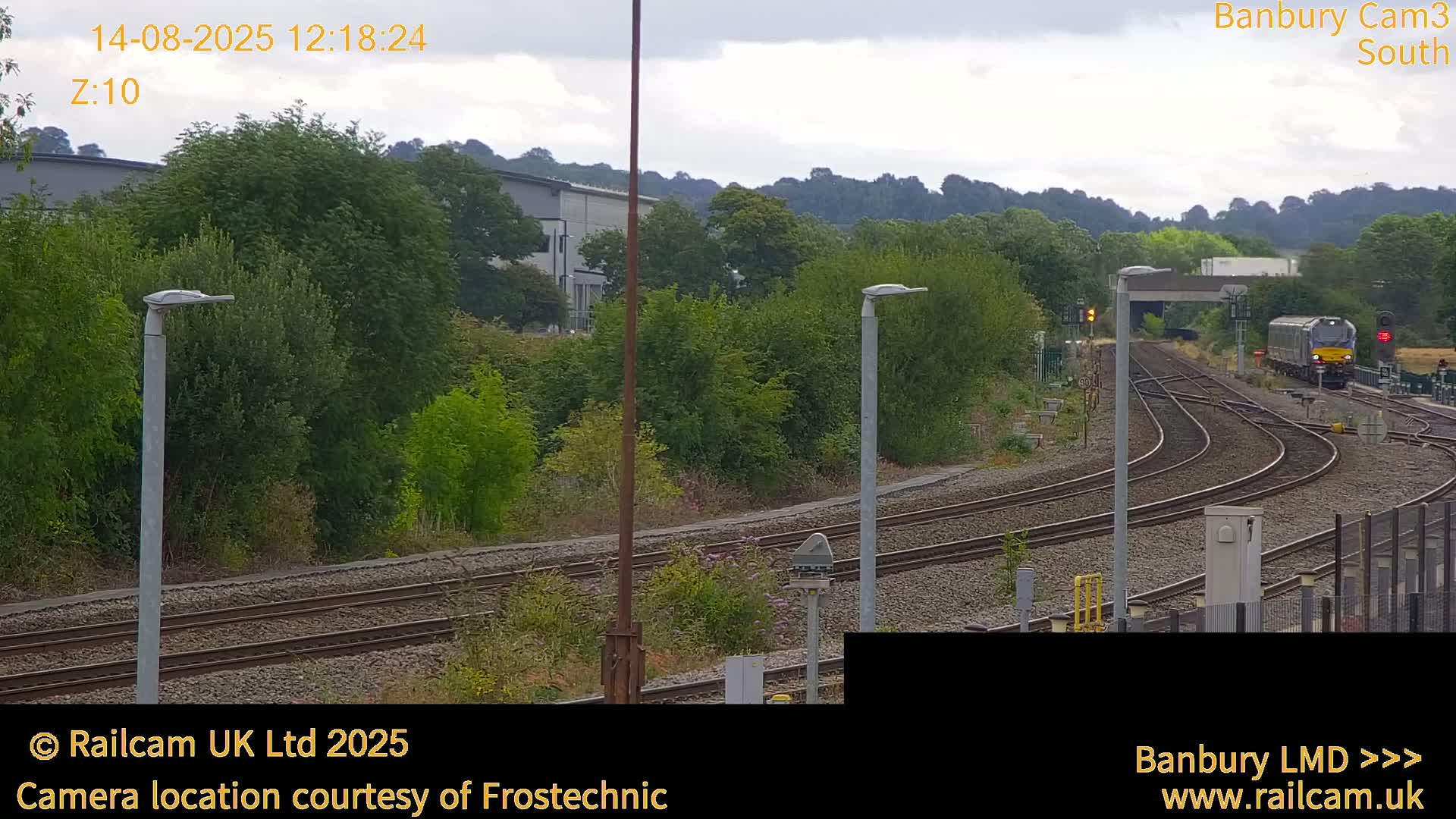 Banbury Train Station Live Cams- Banbury, Cherwell, Oxfordshire, South East, England, United Kingdom