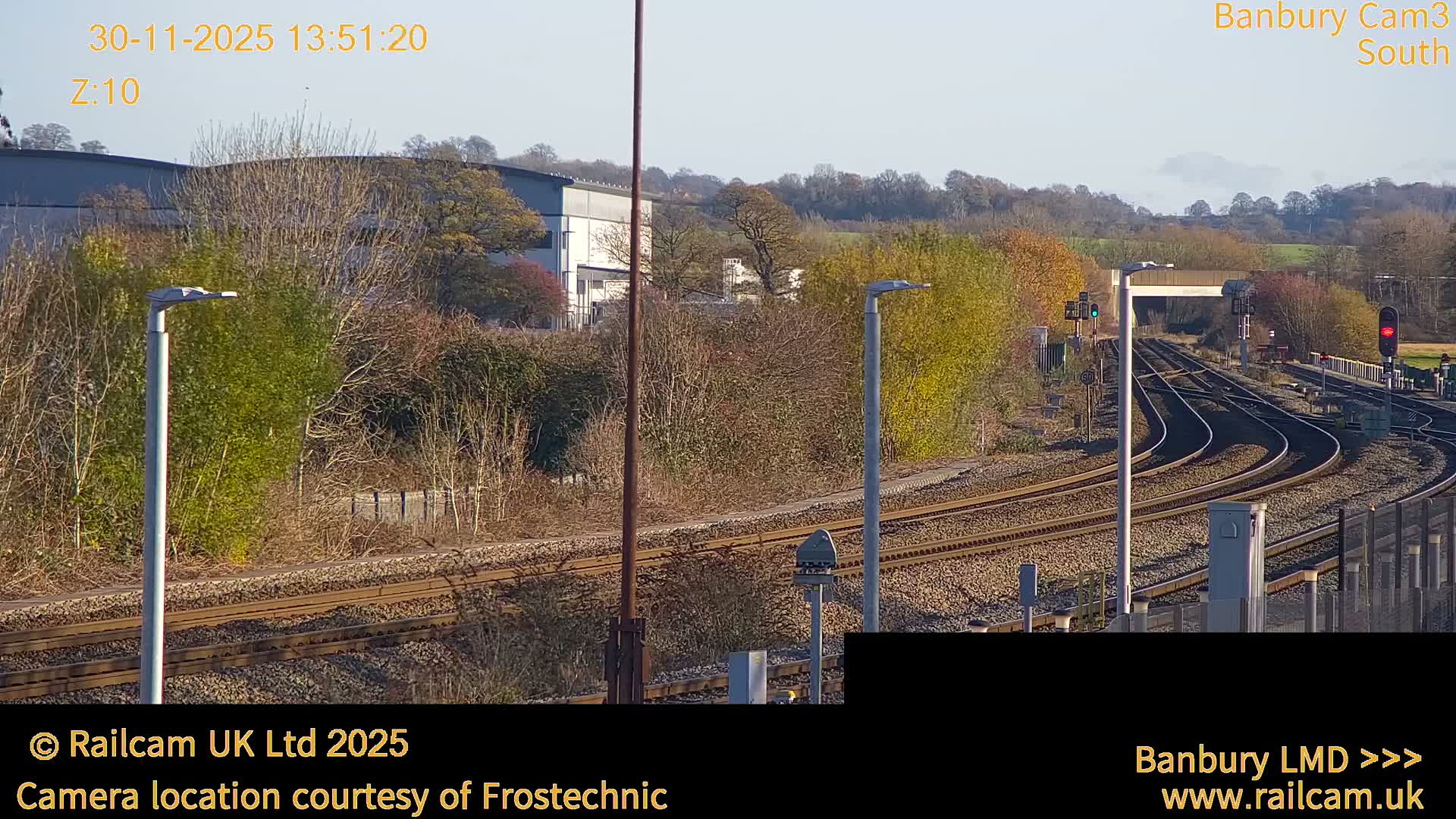 Banbury Train Station Live Cams- Banbury, Cherwell, Oxfordshire, South East, England, United Kingdom