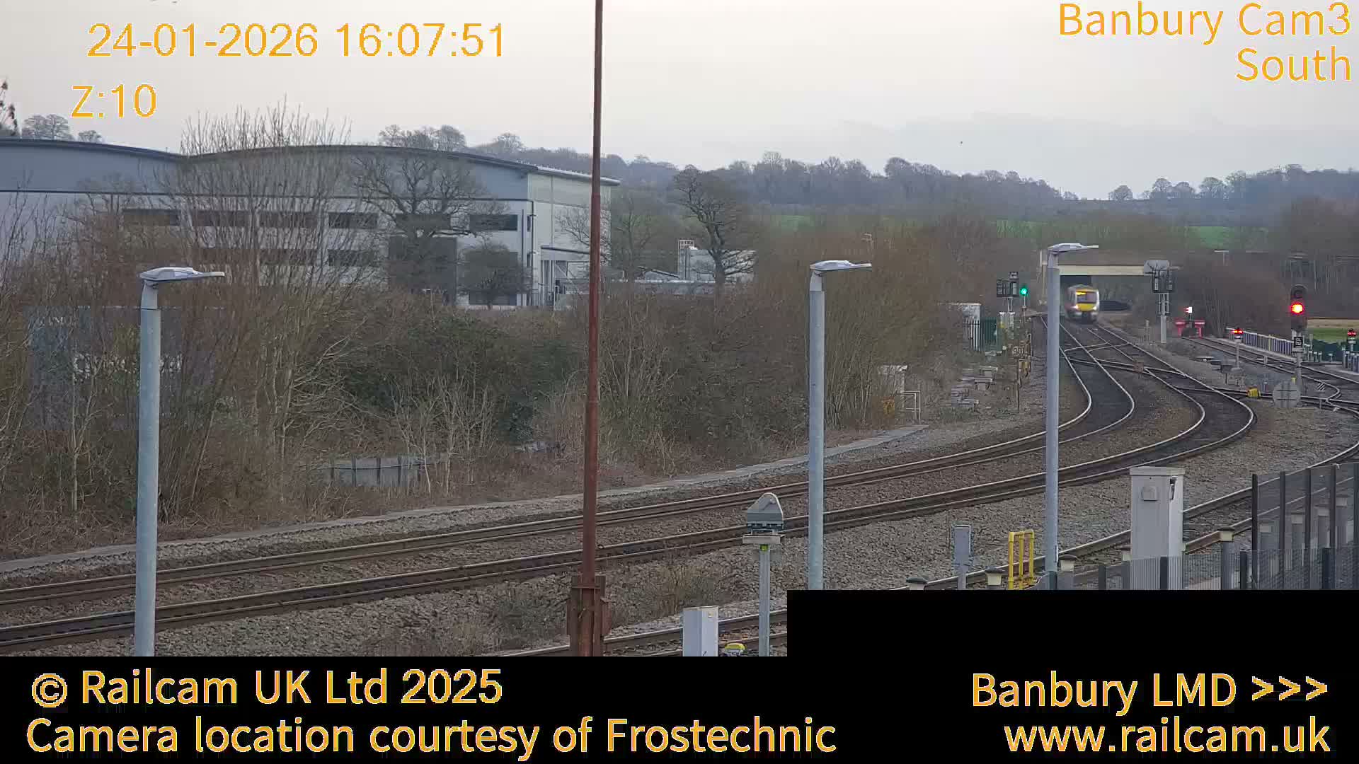 Banbury Train Station Live Cams- Banbury, Cherwell, Oxfordshire, South East, England, United Kingdom