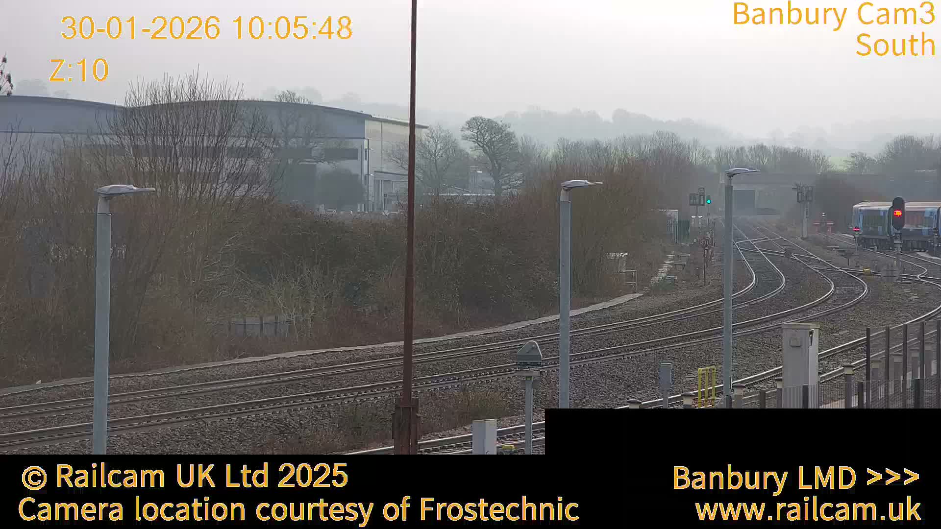 Banbury Train Station Live Cams- Banbury, Cherwell, Oxfordshire, South East, England, United Kingdom