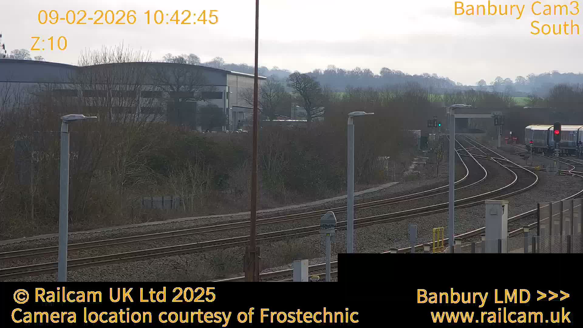 Banbury Train Station Live Cams- Banbury, Cherwell, Oxfordshire, South East, England, United Kingdom