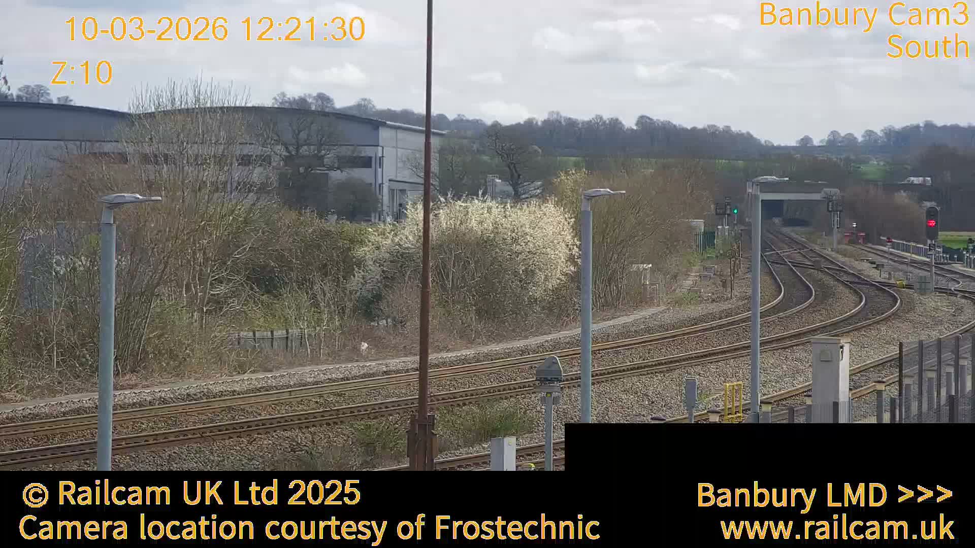 Banbury Train Station Live Cams- Banbury, Cherwell, Oxfordshire, South East, England, United Kingdom