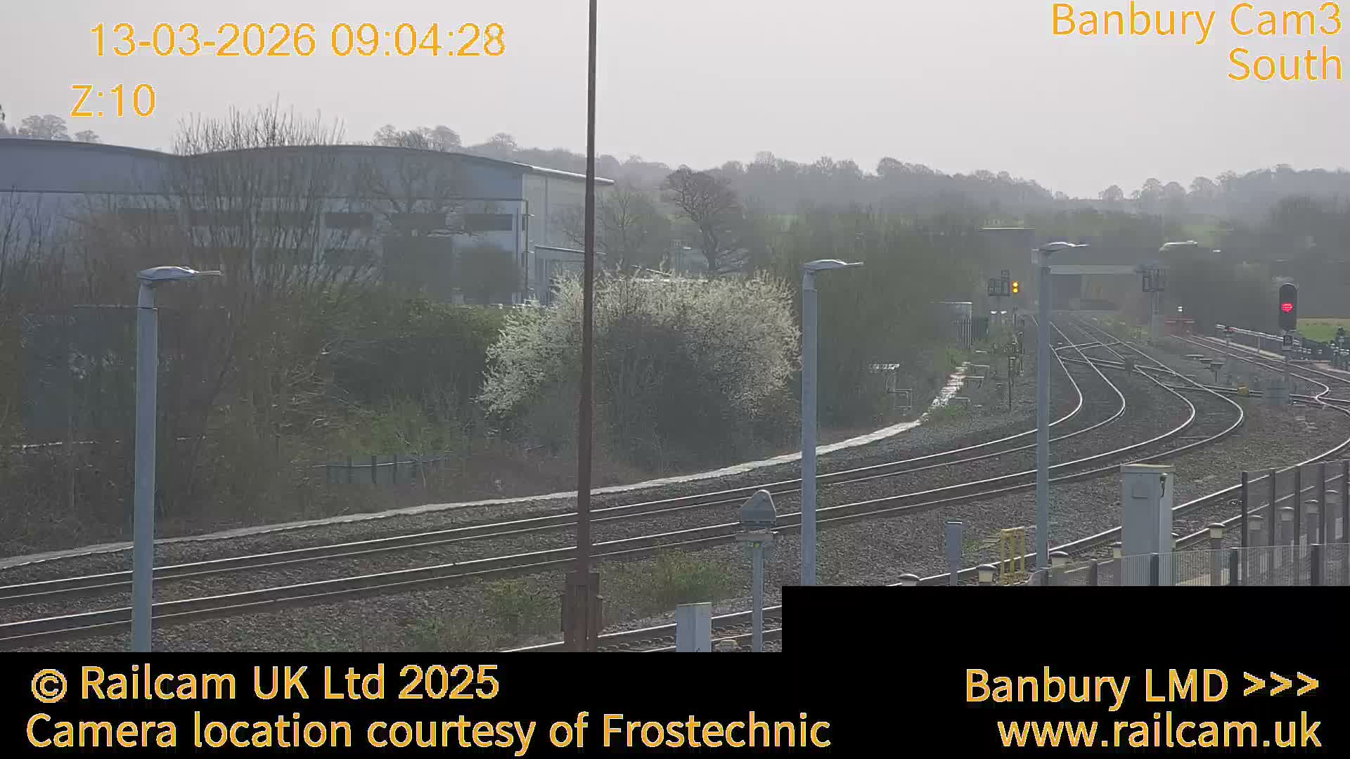Banbury Train Station Live Cams- Banbury, Cherwell, Oxfordshire, South East, England, United Kingdom