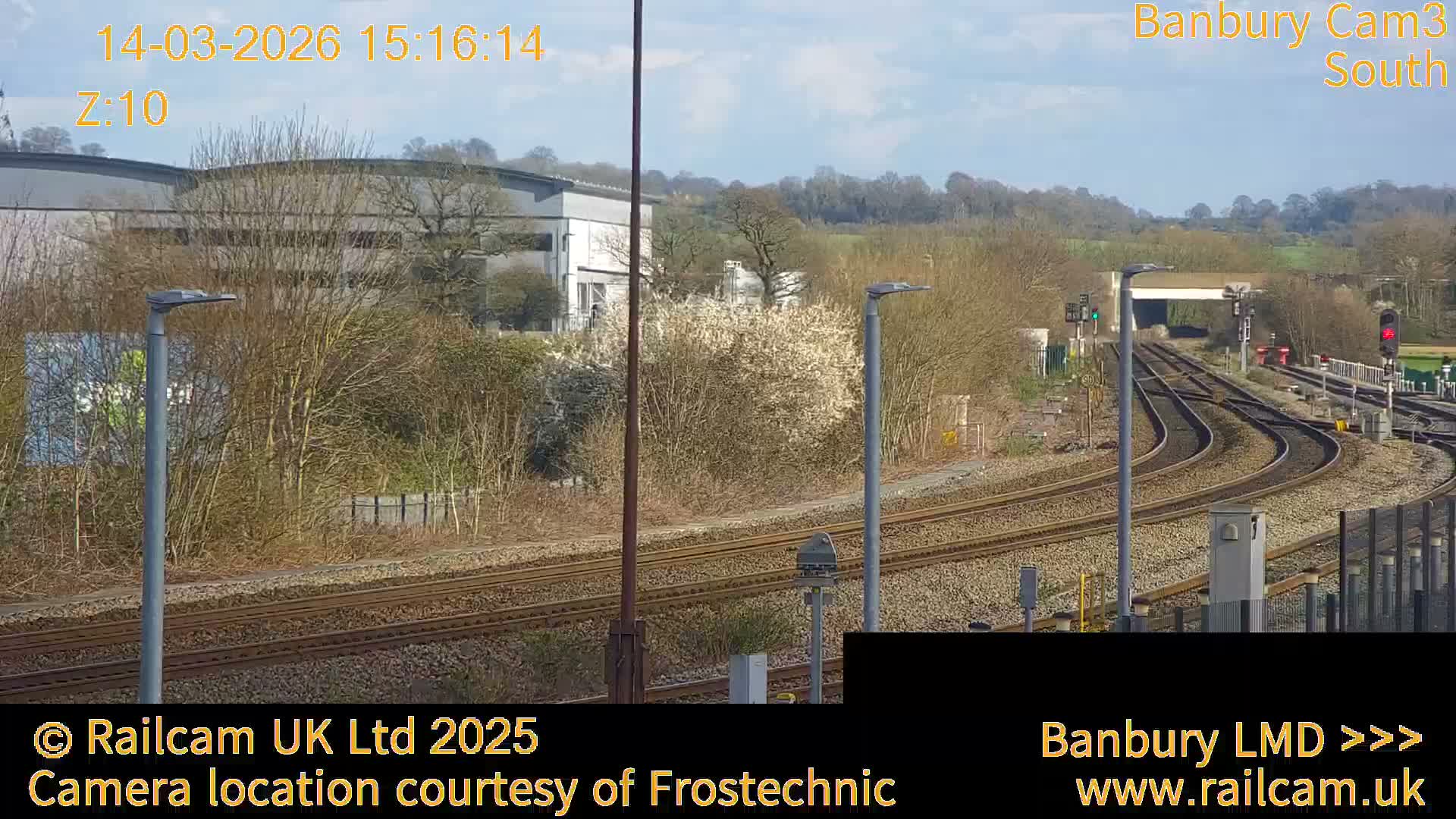 Banbury Train Station Live Cams- Banbury, Cherwell, Oxfordshire, South East, England, United Kingdom