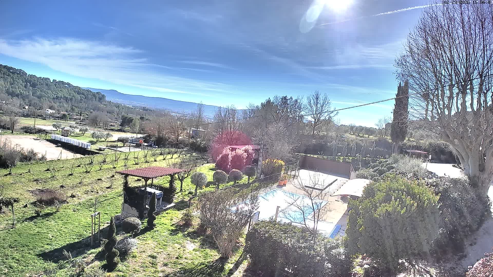 Villelaure, L'Oustaou du Luberon Village Live Cam - Apt, Vaucluse, Provence-Alpes-Côte d’Azur, France