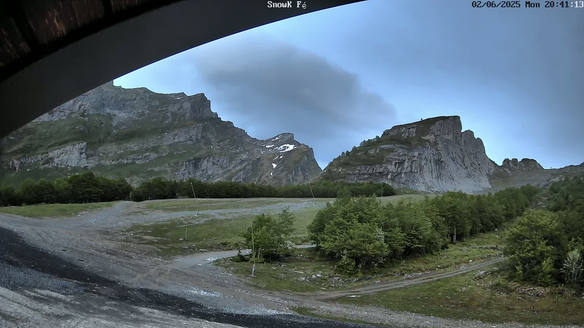 Gourette,  Pyrenees View from Snow K Fé Live Cam - Eaux-Bonnes,  Pyrenees-Atlantiques, Nouvelle-Aquitaine, France