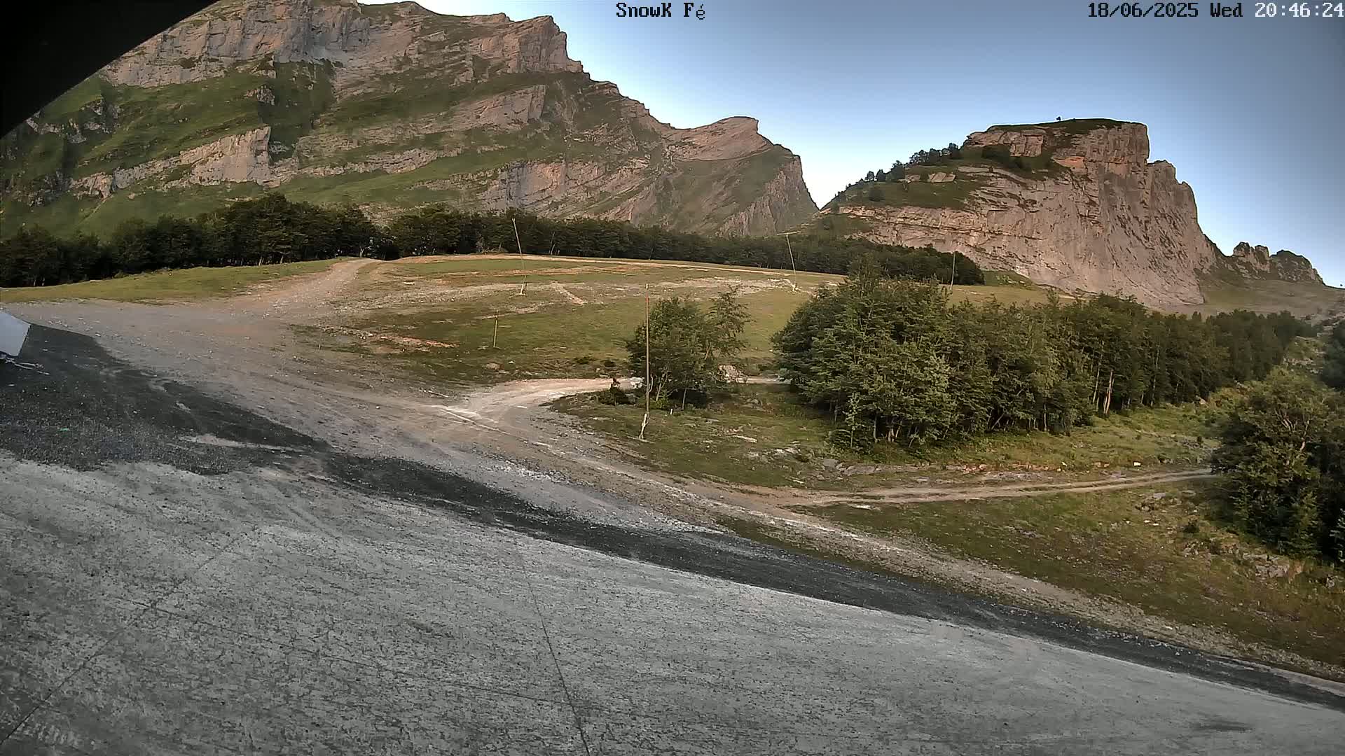 Gourette,  Pyrenees View from Snow K Fé Live Cam - Eaux-Bonnes,  Pyrenees-Atlantiques, Nouvelle-Aquitaine, France