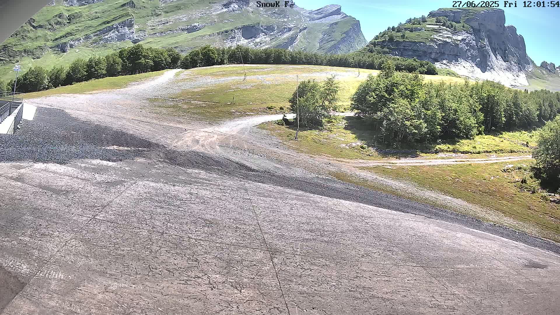 Gourette,  Pyrenees View from Snow K Fé Live Cam - Eaux-Bonnes,  Pyrenees-Atlantiques, Nouvelle-Aquitaine, France