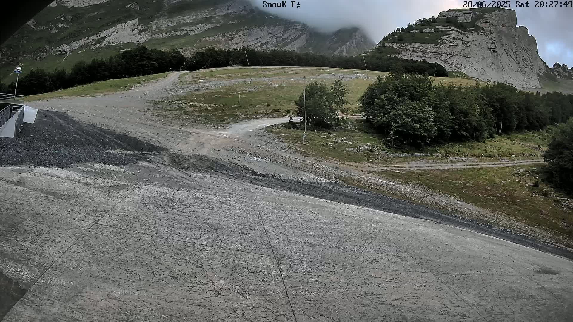 Gourette,  Pyrenees View from Snow K Fé Live Cam - Eaux-Bonnes,  Pyrenees-Atlantiques, Nouvelle-Aquitaine, France