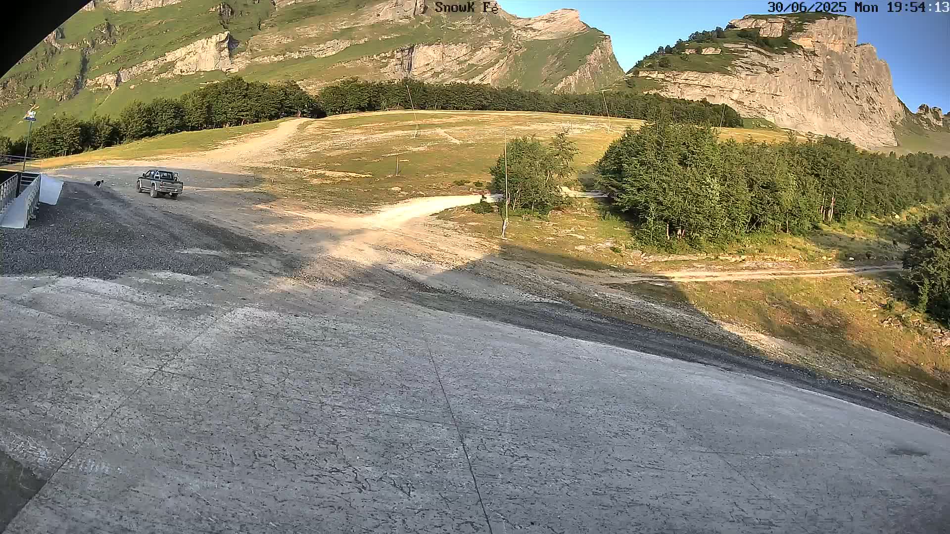Gourette,  Pyrenees View from Snow K Fé Live Cam - Eaux-Bonnes,  Pyrenees-Atlantiques, Nouvelle-Aquitaine, France