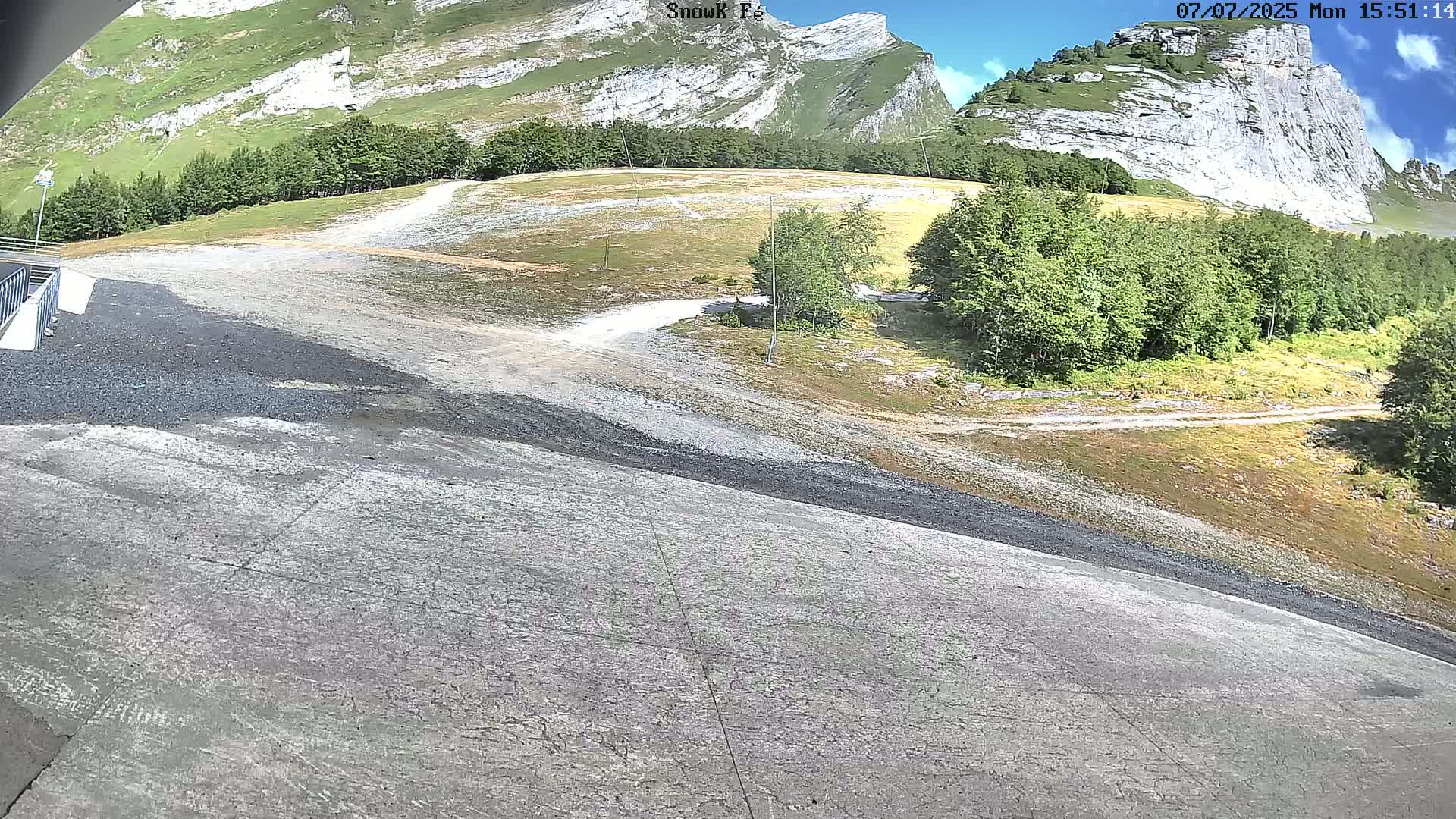 Gourette,  Pyrenees View from Snow K Fé Live Cam - Eaux-Bonnes,  Pyrenees-Atlantiques, Nouvelle-Aquitaine, France