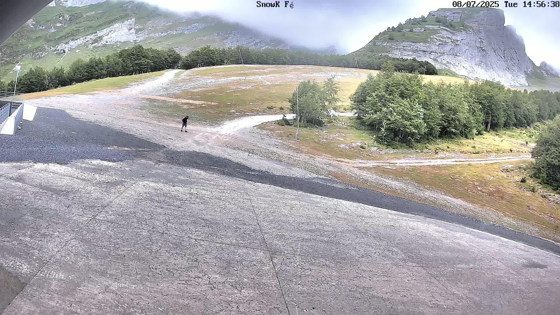 Gourette,  Pyrenees View from Snow K Fé Live Cam - Eaux-Bonnes,  Pyrenees-Atlantiques, Nouvelle-Aquitaine, France