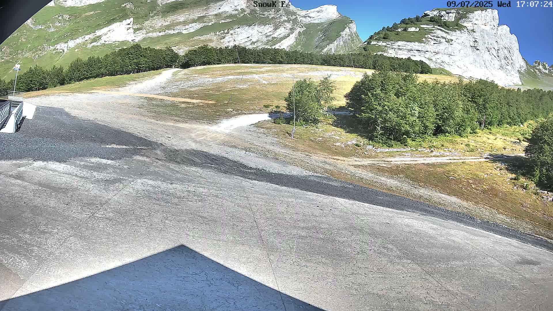 Gourette,  Pyrenees View from Snow K Fé Live Cam - Eaux-Bonnes,  Pyrenees-Atlantiques, Nouvelle-Aquitaine, France