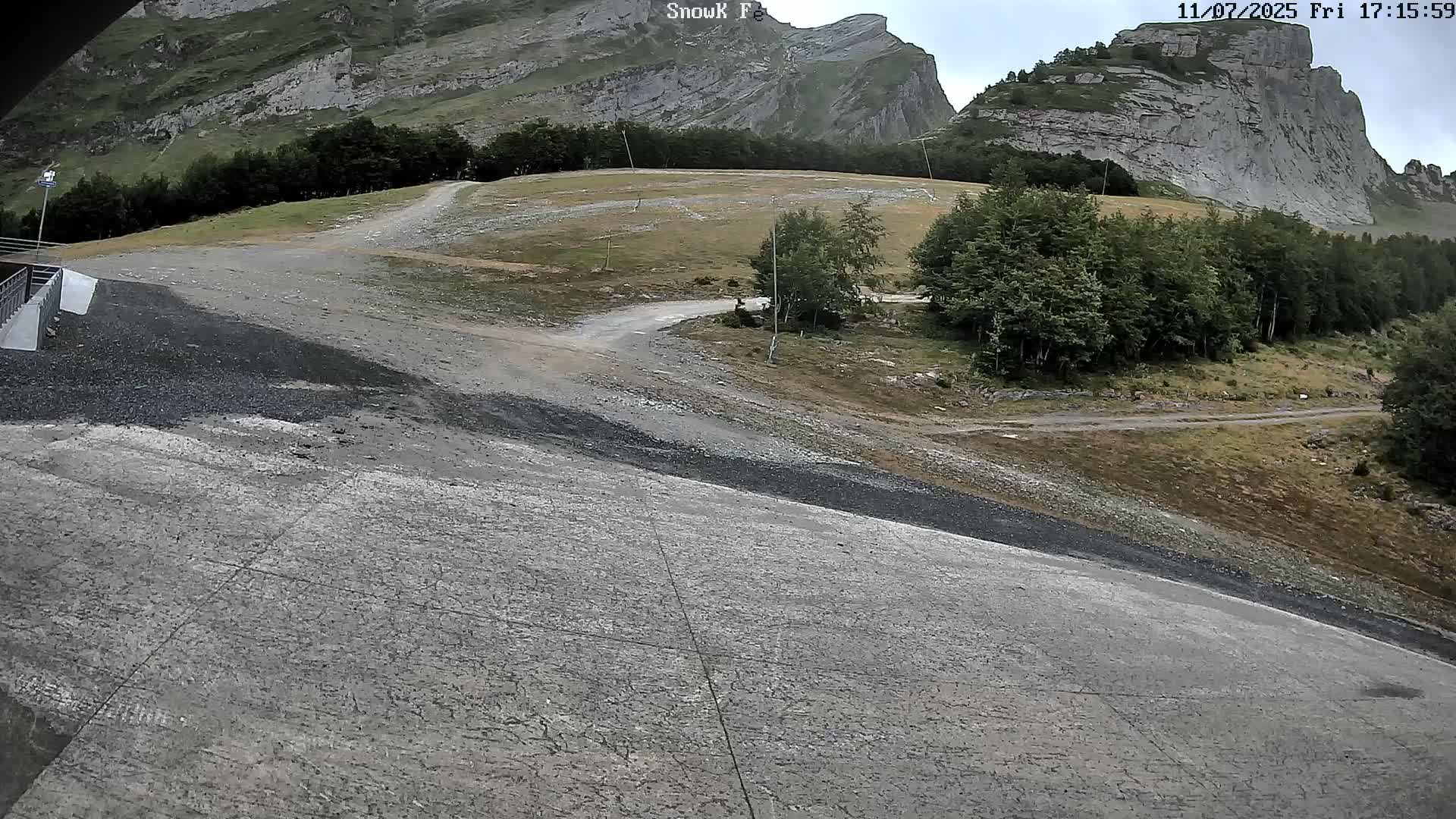 Gourette,  Pyrenees View from Snow K Fé Live Cam - Eaux-Bonnes,  Pyrenees-Atlantiques, Nouvelle-Aquitaine, France