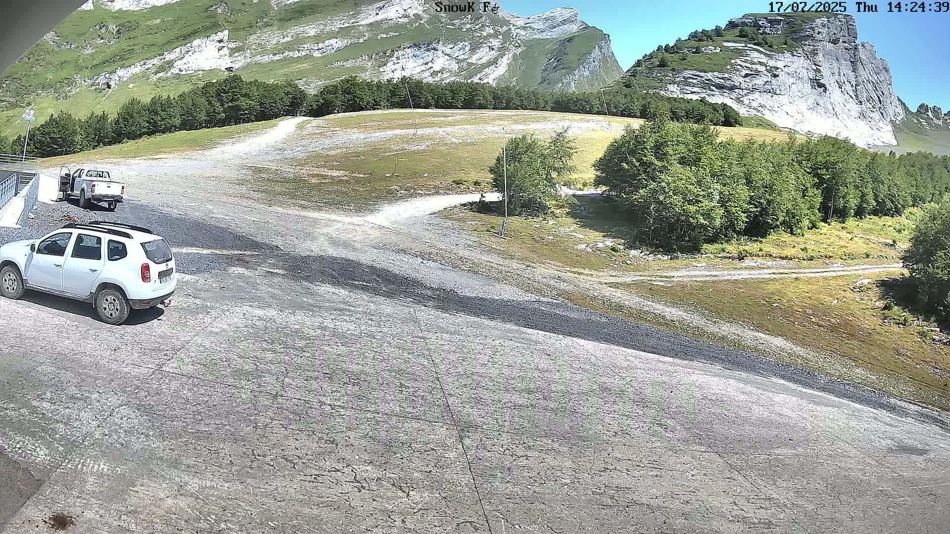 Gourette,  Pyrenees View from Snow K Fé Live Cam - Eaux-Bonnes,  Pyrenees-Atlantiques, Nouvelle-Aquitaine, France