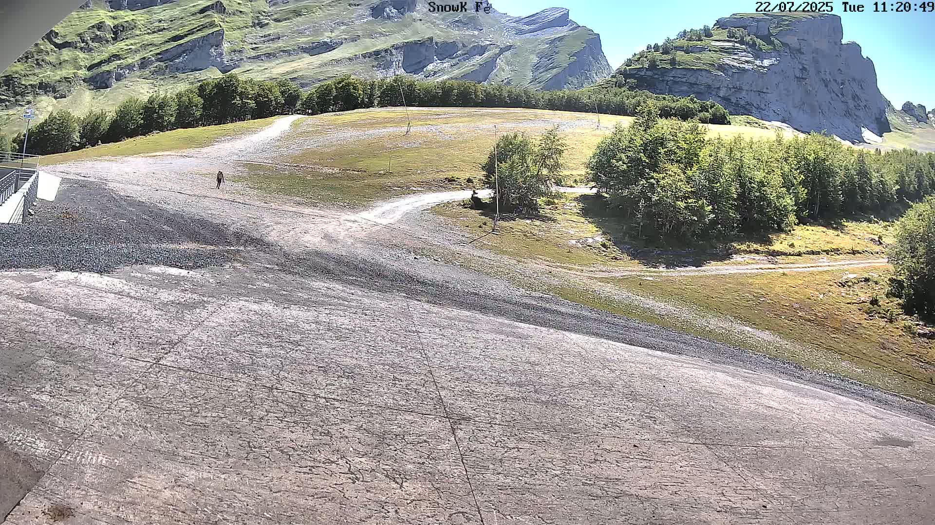 Gourette,  Pyrenees View from Snow K Fé Live Cam - Eaux-Bonnes,  Pyrenees-Atlantiques, Nouvelle-Aquitaine, France