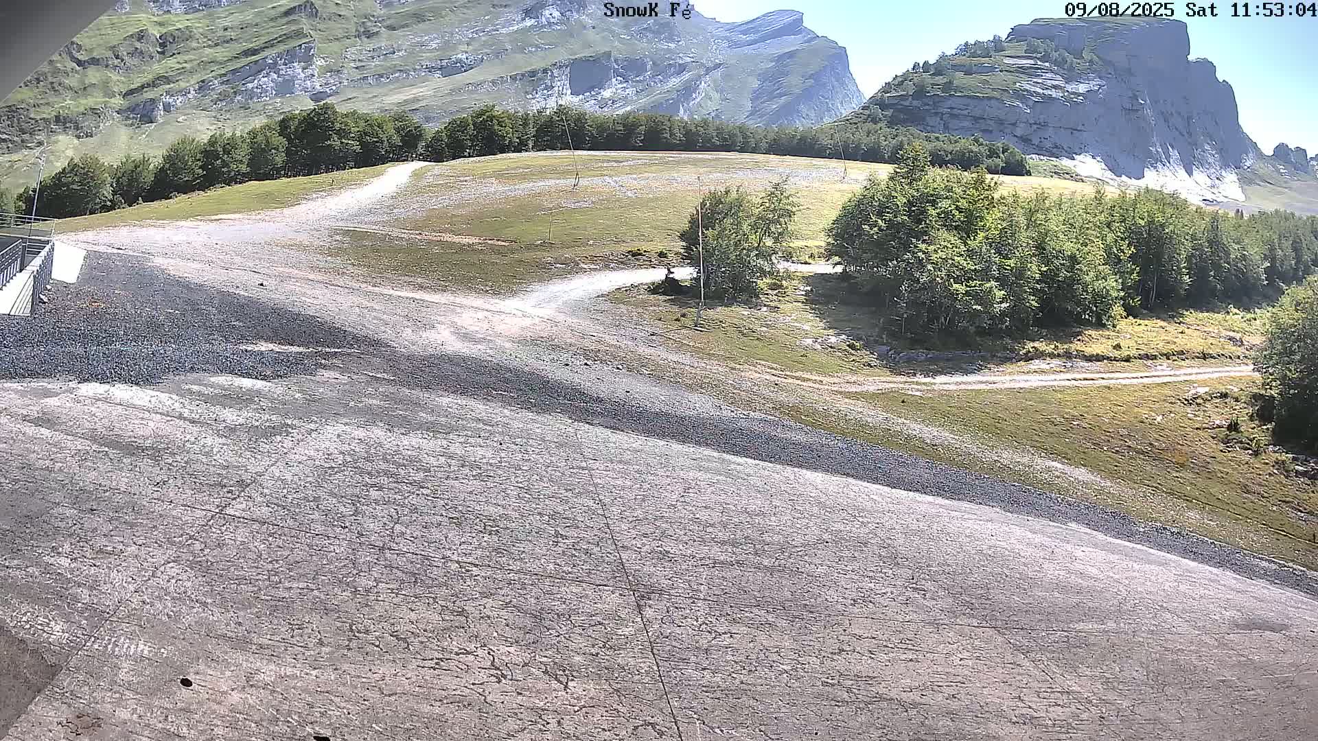 Gourette,  Pyrenees View from Snow K Fé Live Cam - Eaux-Bonnes,  Pyrenees-Atlantiques, Nouvelle-Aquitaine, France