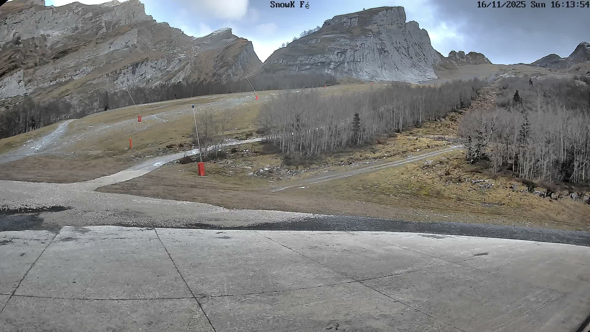 Gourette,  Pyrenees View from Snow K Fé Live Cam - Eaux-Bonnes,  Pyrenees-Atlantiques, Nouvelle-Aquitaine, France