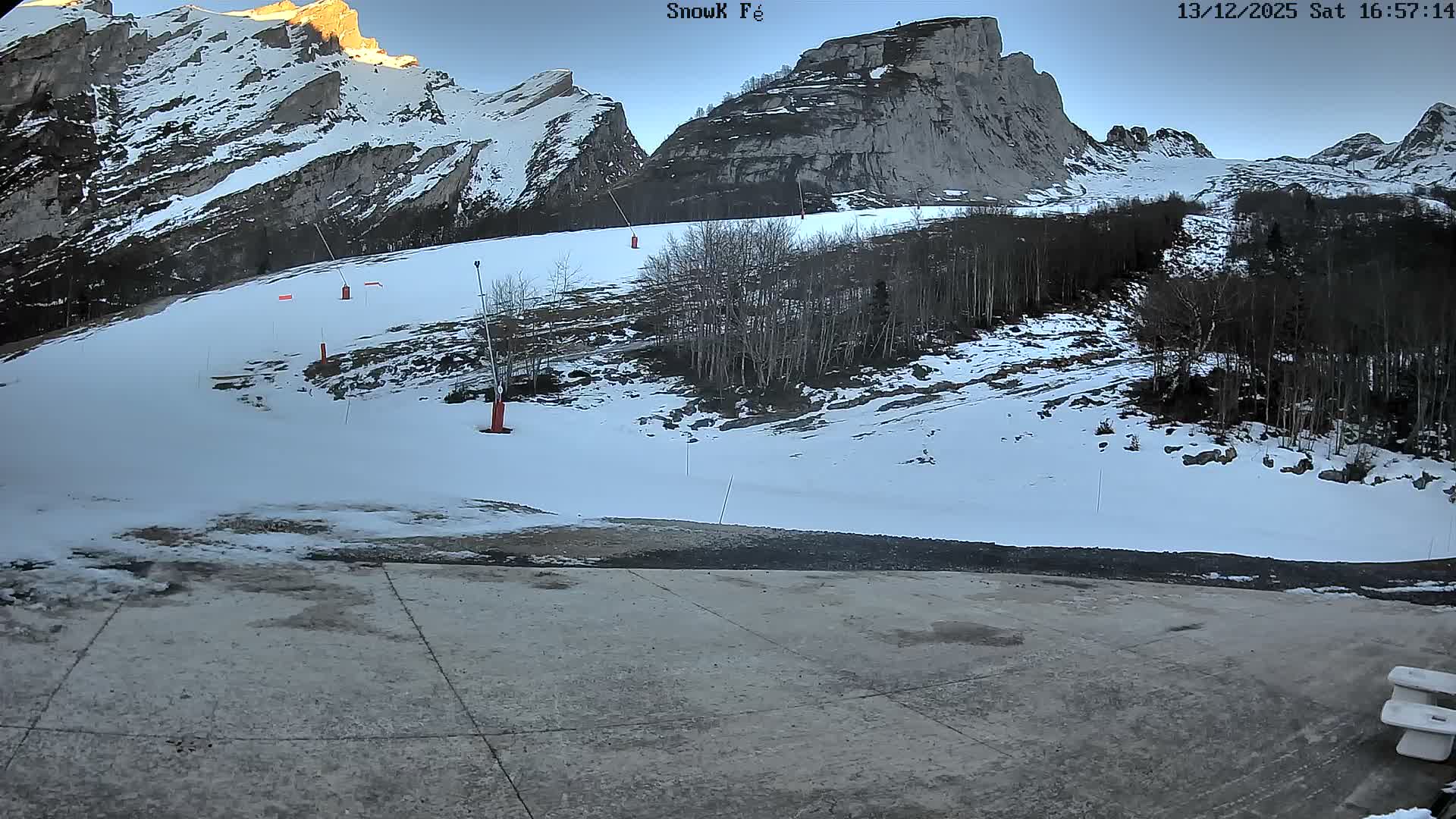 Gourette,  Pyrenees View from Snow K Fé Live Cam - Eaux-Bonnes,  Pyrenees-Atlantiques, Nouvelle-Aquitaine, France