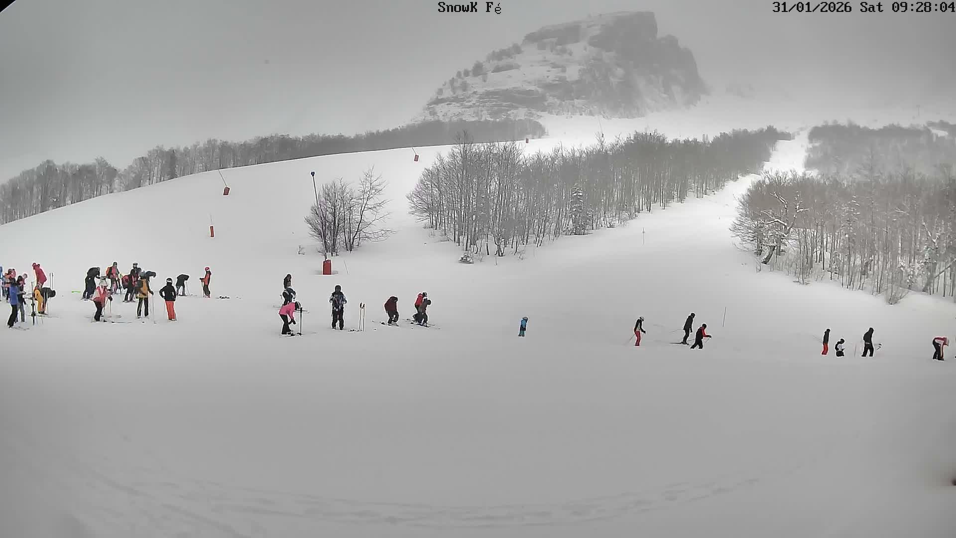 Gourette,  Pyrenees View from Snow K Fé Live Cam - Eaux-Bonnes,  Pyrenees-Atlantiques, Nouvelle-Aquitaine, France