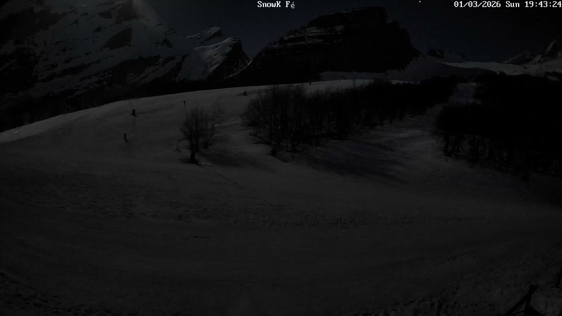 Gourette,  Pyrenees View from Snow K Fé Live Cam - Eaux-Bonnes,  Pyrenees-Atlantiques, Nouvelle-Aquitaine, France