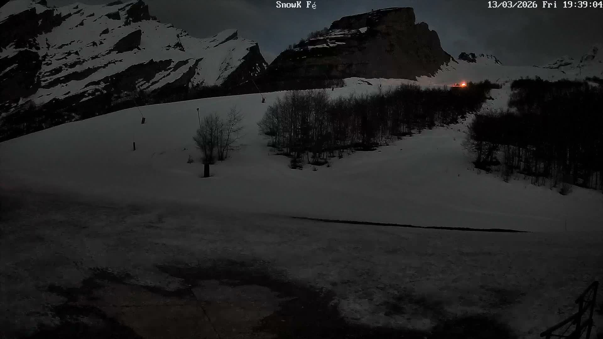 Gourette,  Pyrenees View from Snow K Fé Live Cam - Eaux-Bonnes,  Pyrenees-Atlantiques, Nouvelle-Aquitaine, France