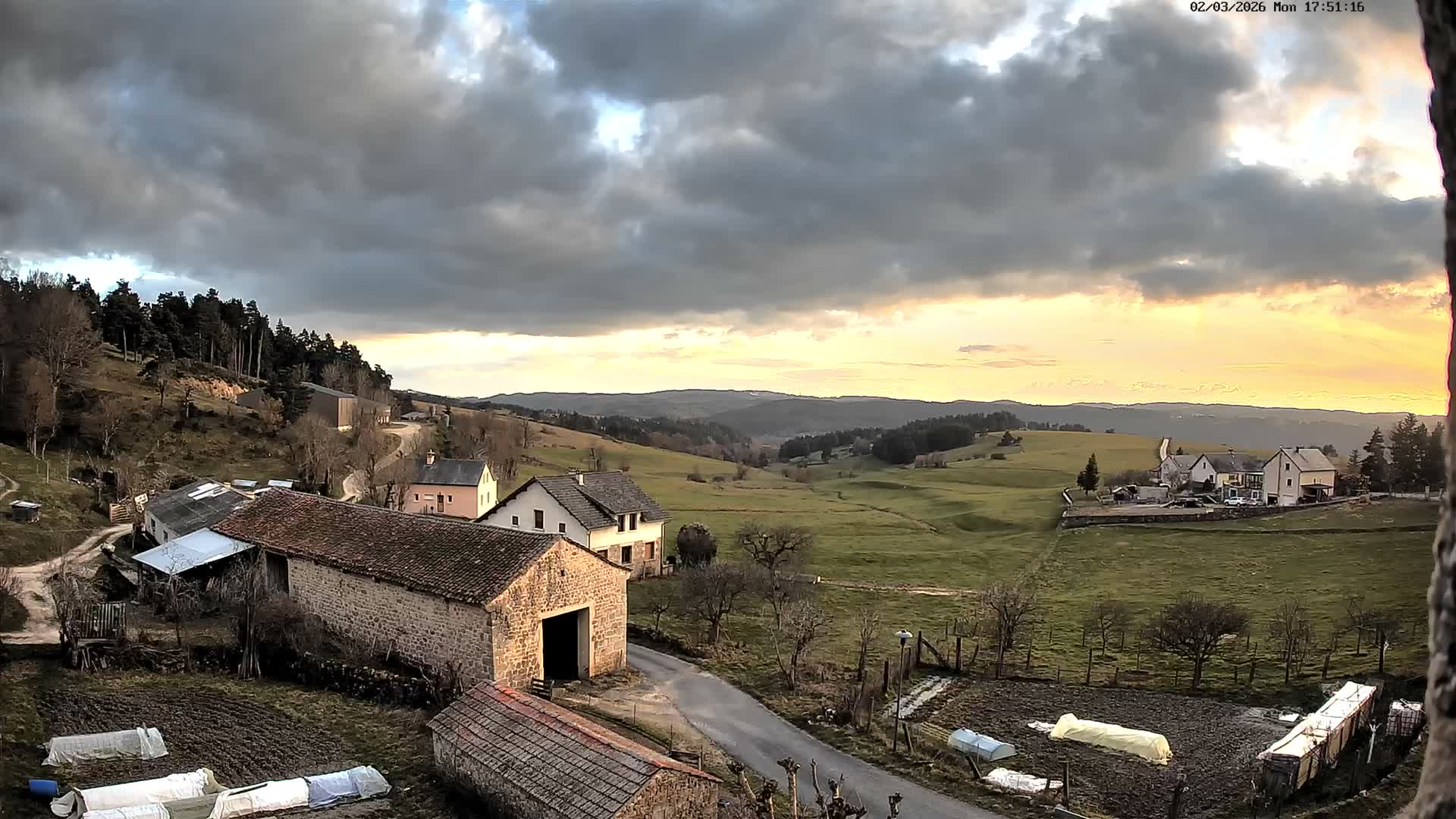Le Malzieu-Forain Village Live Cam - Mende, Lozère, Occitanie, France