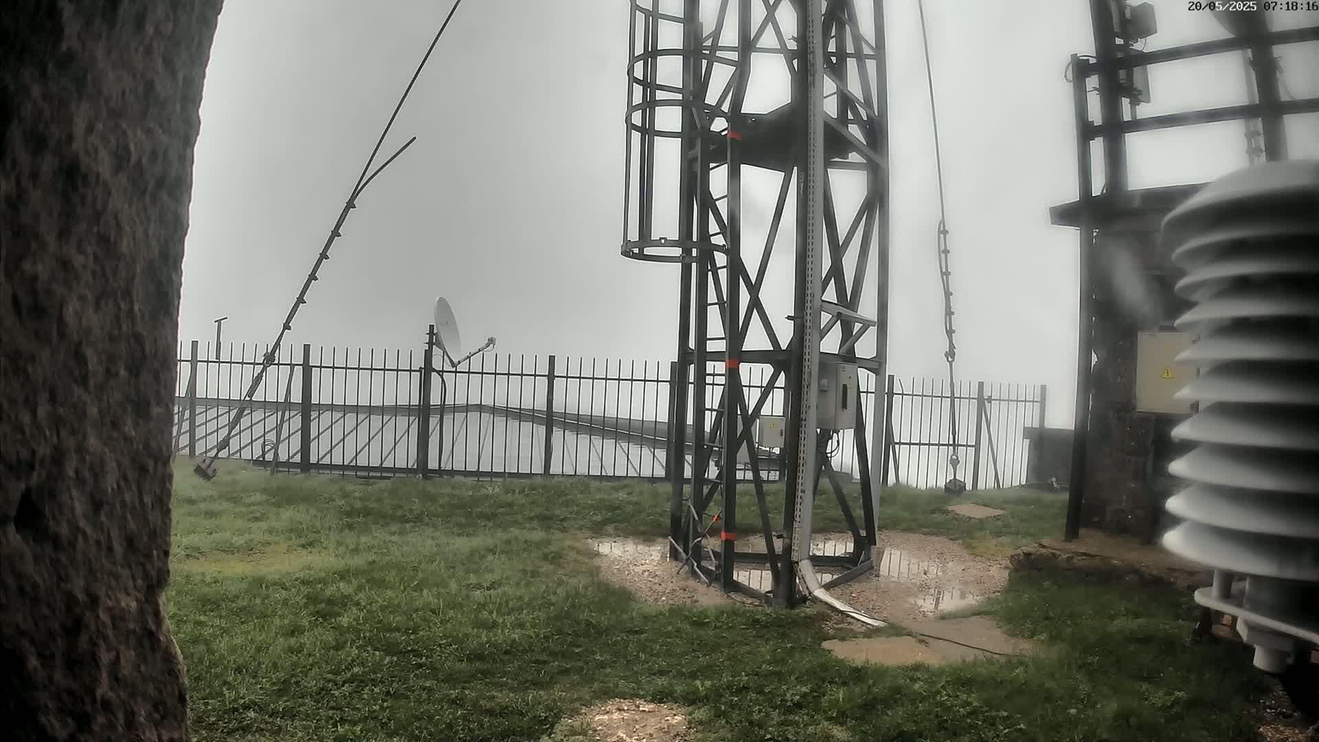 Mont Aigoual Mountain,  Le Climatographe Meteorologic Climatograph Live Cam - Le Vigan, Gard, Occitanie, France