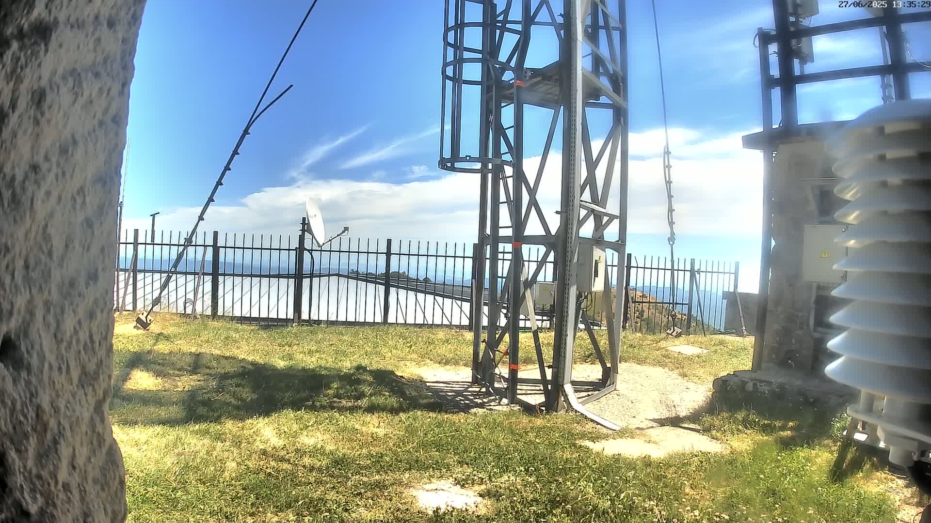 Val-d'Aigoual, Mont Aigoual Mountain,  Le Climatographe Meteorologic Climatograph Live Cam - Le Vigan, Gard, Occitanie, France