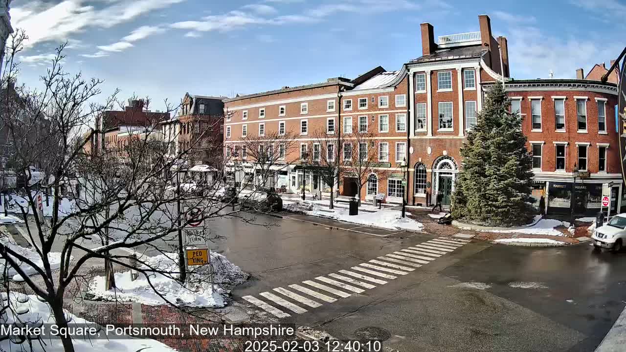 Portsmouth, Market Square Live Cam -  Portsmouth,  New Hampshire, USA