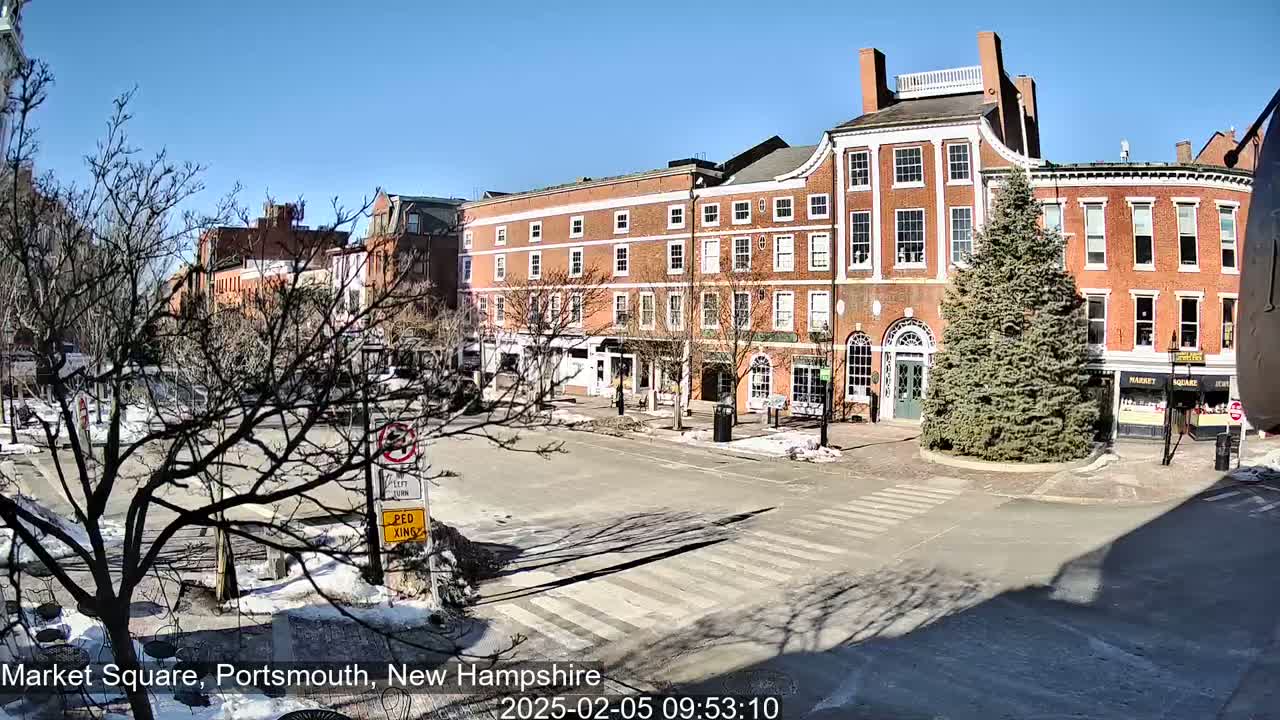 Portsmouth, Market Square Live Cam -  Portsmouth,  New Hampshire, USA