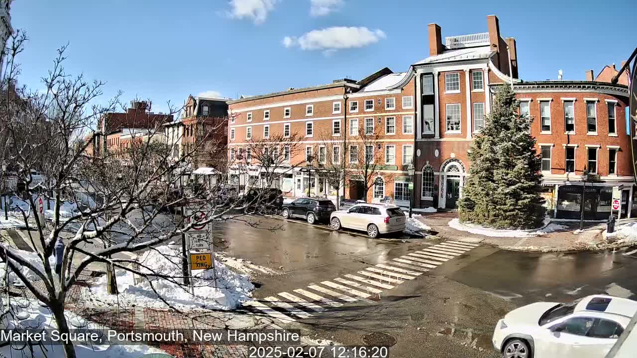 Portsmouth, Market Square Live Cam -  Portsmouth,  New Hampshire, USA