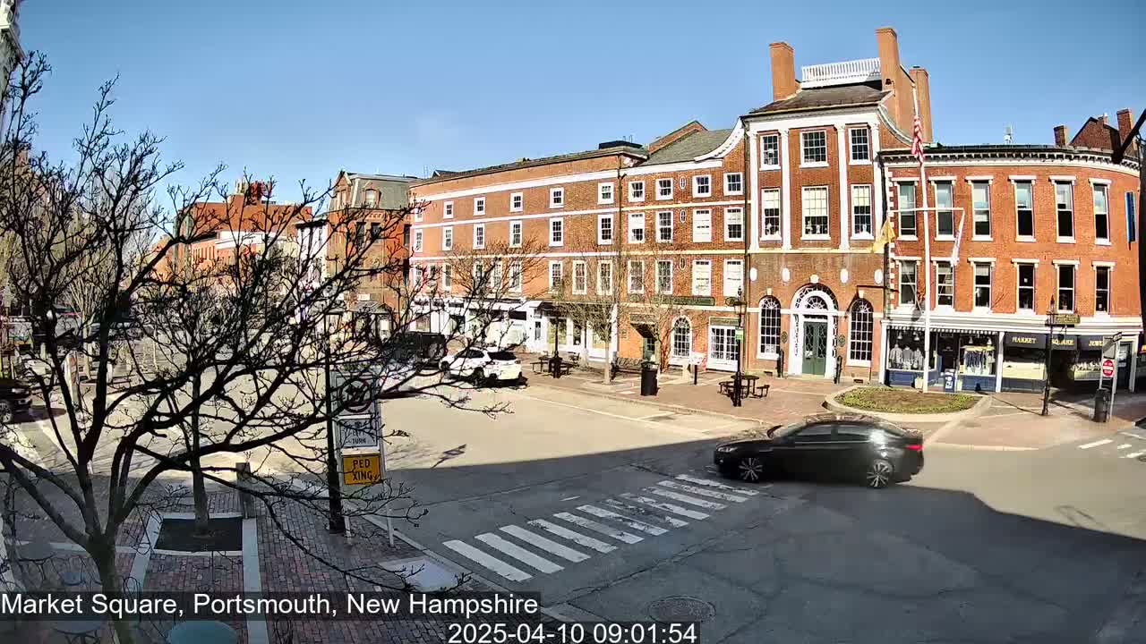 Portsmouth, Market Square Live Cam -  Portsmouth,  New Hampshire, USA