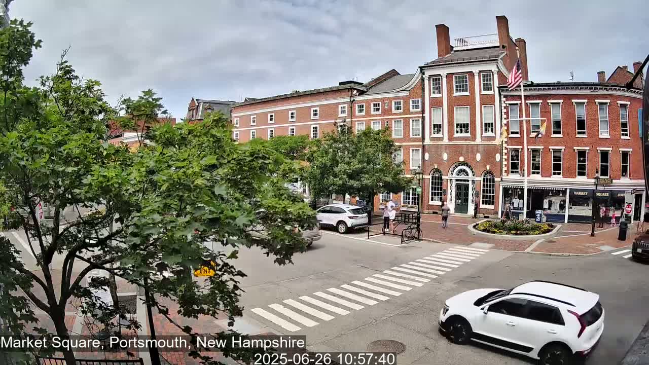 Portsmouth, Market Square Live Cam -  Portsmouth,  New Hampshire, USA