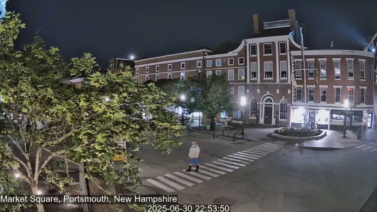 Portsmouth, Market Square Live Cam -  Portsmouth,  New Hampshire, USA