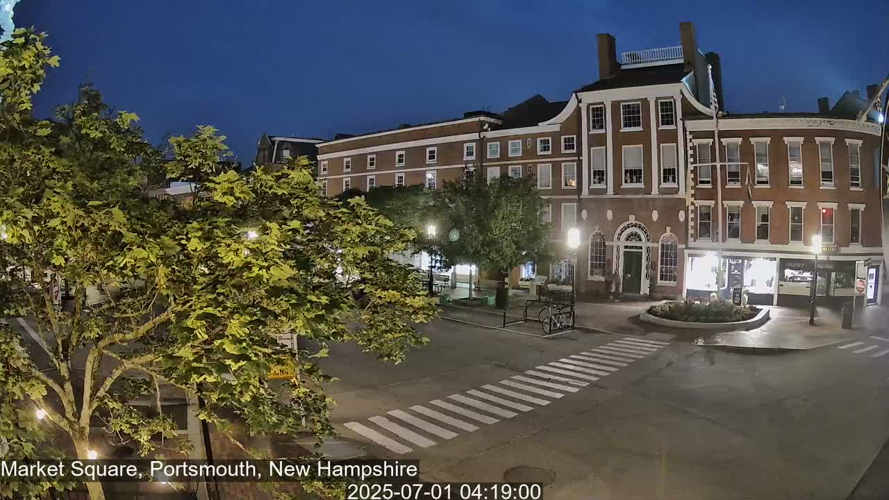 Portsmouth, Market Square Live Cam -  Portsmouth,  New Hampshire, USA