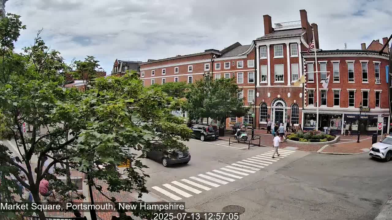 Portsmouth, Market Square Live Cam -  Portsmouth,  New Hampshire, USA