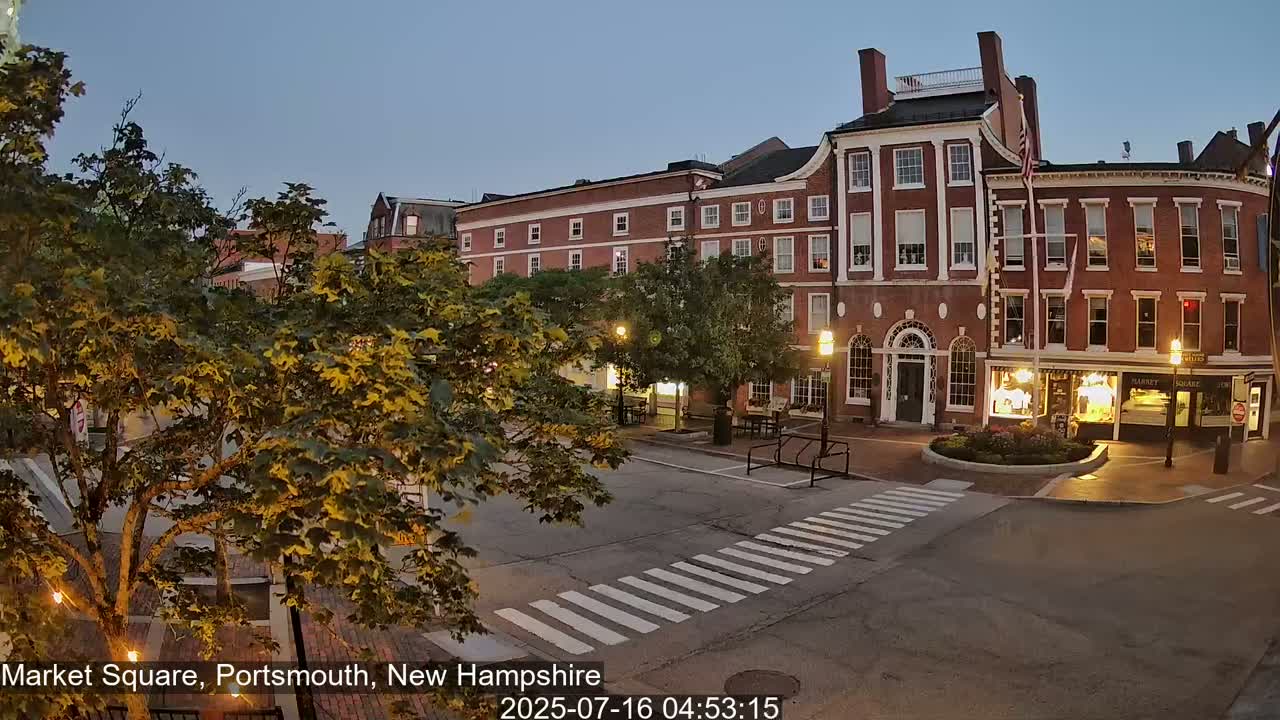 Portsmouth, Market Square Live Cam -  Portsmouth,  New Hampshire, USA