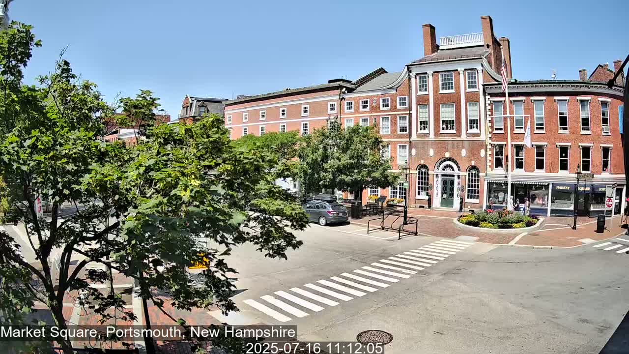 Portsmouth, Market Square Live Cam -  Portsmouth,  New Hampshire, USA