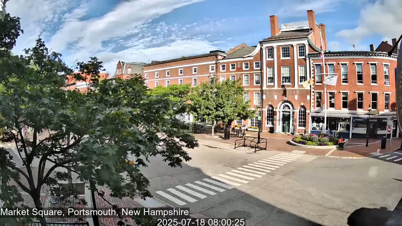 Portsmouth, Market Square Live Cam -  Portsmouth,  New Hampshire, USA